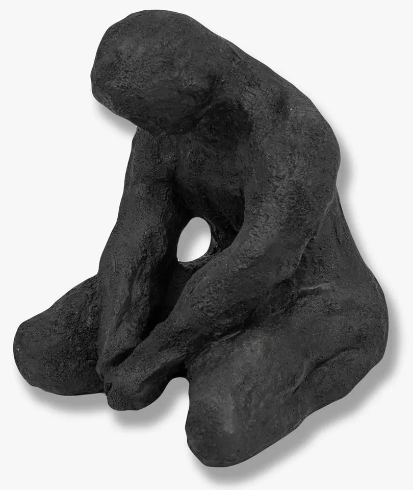 Figurka z żywicy polimerowej (wysokość 15 cm) Meditating Man – Mette Ditmer Denmark