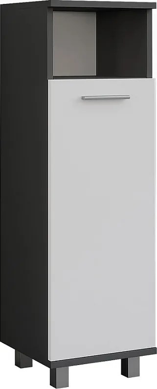 Szafka Midi antracyt/biały 30.2x30x95 ilias