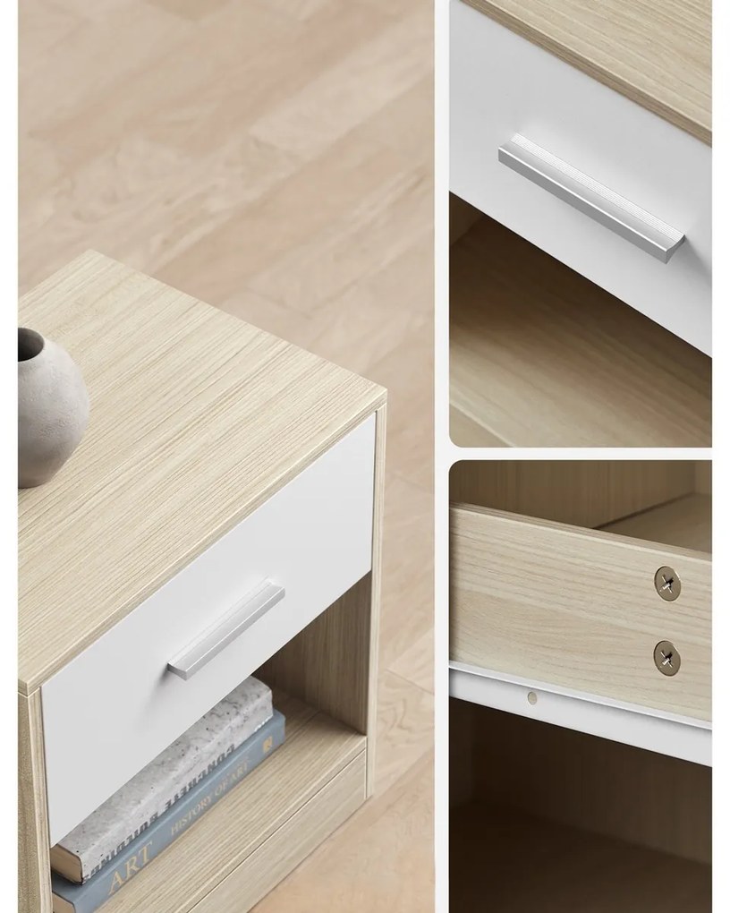 Zestaw szafek nocnych E1081, dąb, 2 szt.