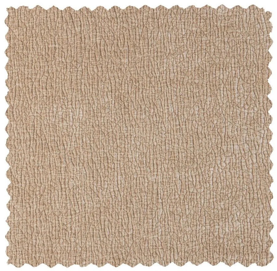 Beżowy fotel z tkaniny szenilowej Vogue – WOOOD