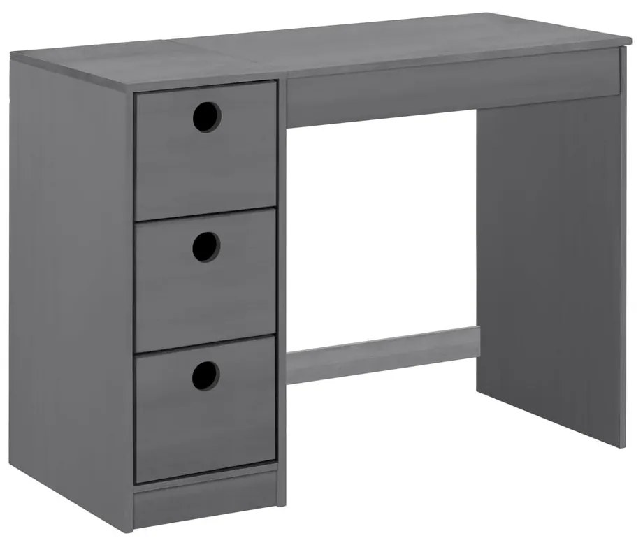 Biurko z litego drewna sosnowego 50x100 cm Alpi – Støraa