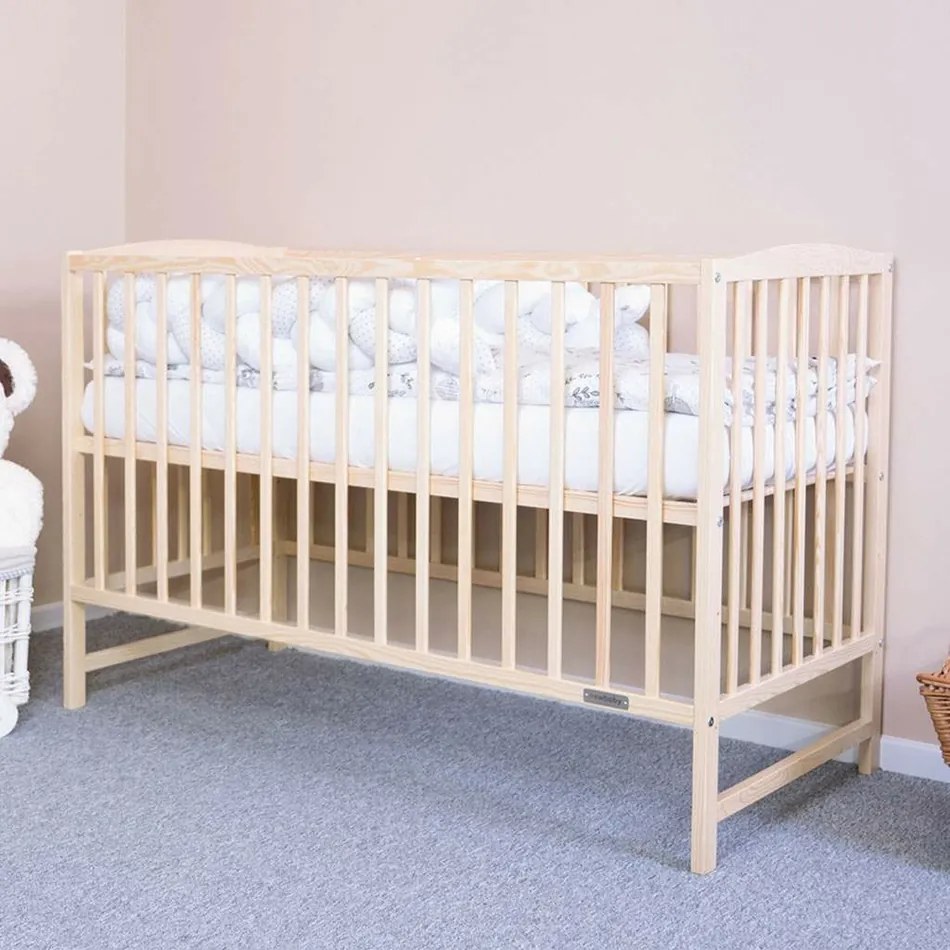 Nowe łóżeczko dziecięce Lilly, naturalne