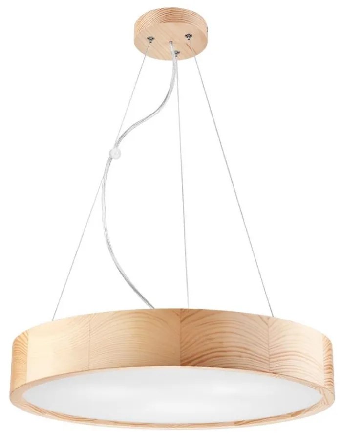 Lampa wisząca NATURAL 3xE27/60W/230V, 47 cm, sosna