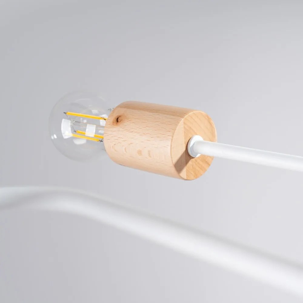 Lampa sufitowa w naturalnym kolorze 58x85 cm Dazzle – Sollux