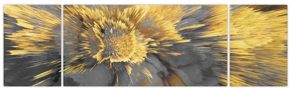 Obraz - Złota ekspansja (170x50 cm)