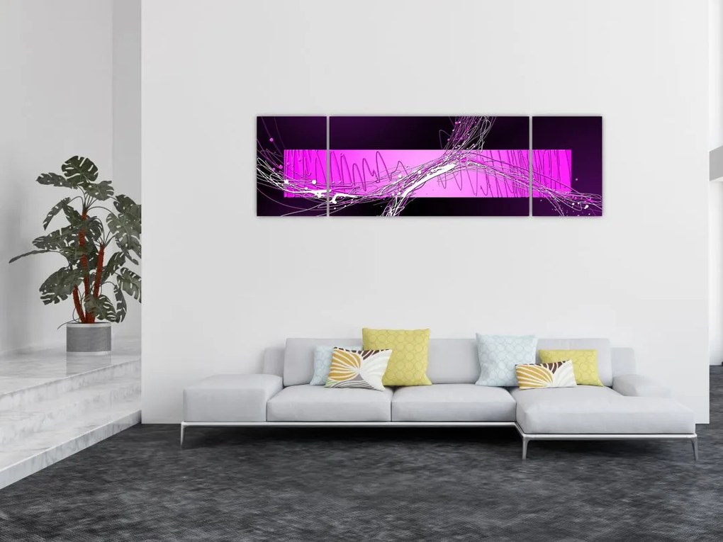 Abstrakcyjny obraz (170x50 cm)