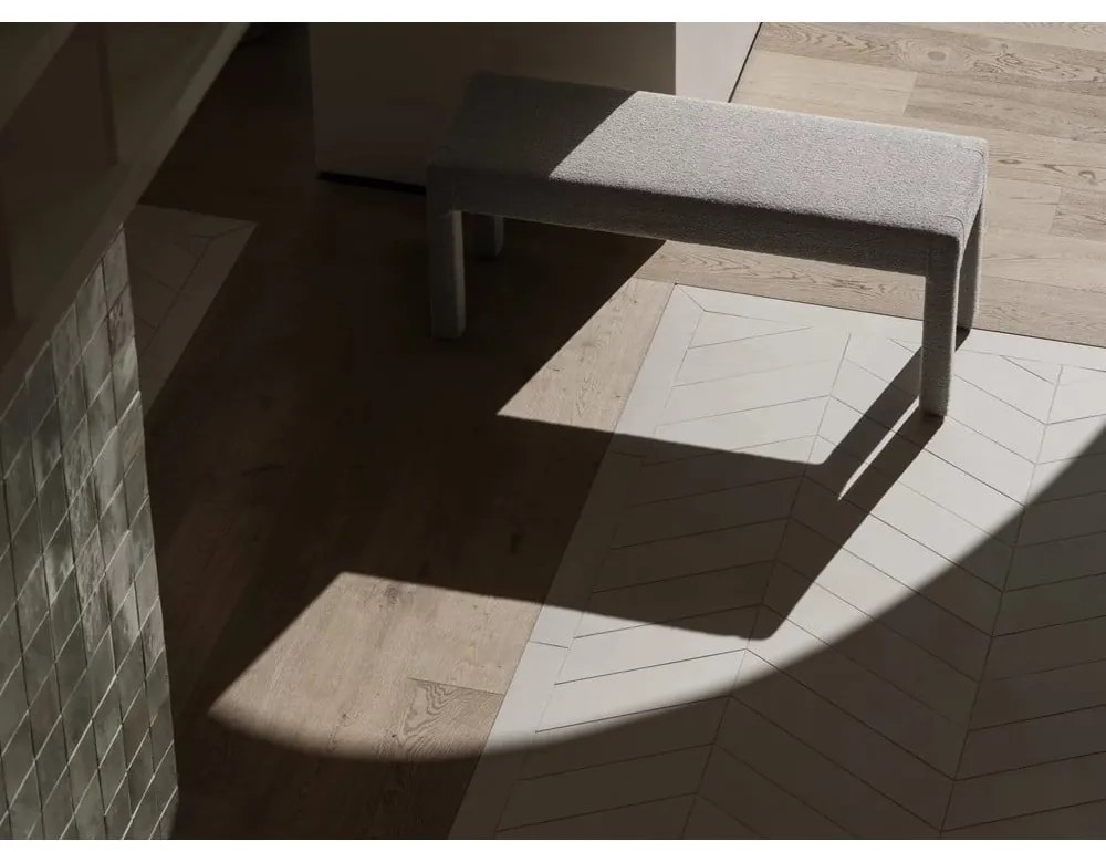 Beżowa ławka z materiału bouclé Sitta – Blomus