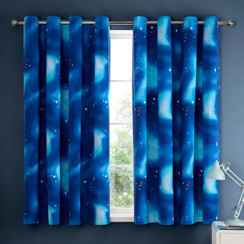 Zasłona dziecięca 2 szt. 168x183 cm Ombre Stars – Catherine Lansfield