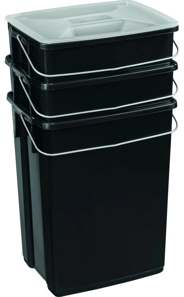 Curver Zestaw do recyklingu Biobox 2x10 l + 6 l