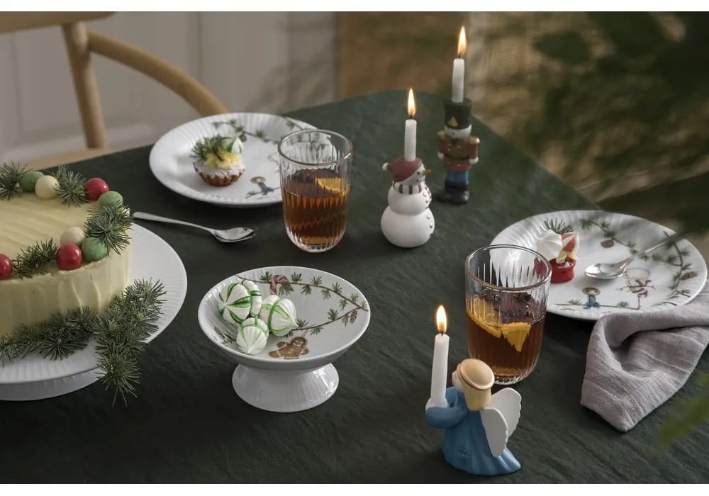 Biała porcelanowa miska ze świątecznym motywem Hammershøi – Kähler Design