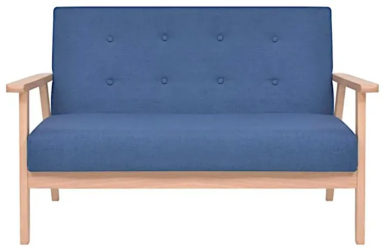 Niebieska sofa 2-osobowa - Estelle