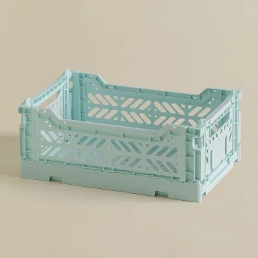 Składane I Stosowalne Pudełko Z Tworzywa Sztucznego Doli Woda Niebieska & 26 Cm - Sklum