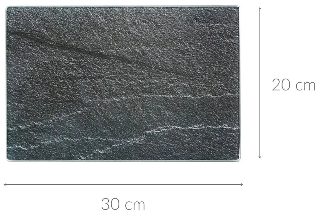 Deska do krojenia, 30 x 20 cm, ANTHRACITE SLATE, ZELLER