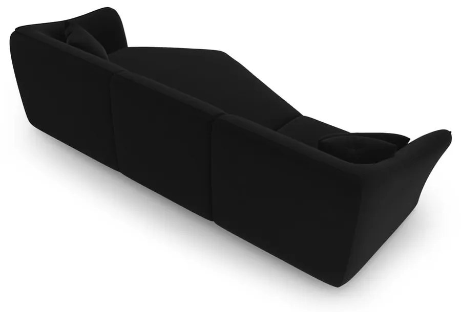 Czarny aksamitny narożnik Tokyo – Cosmopolitan Design