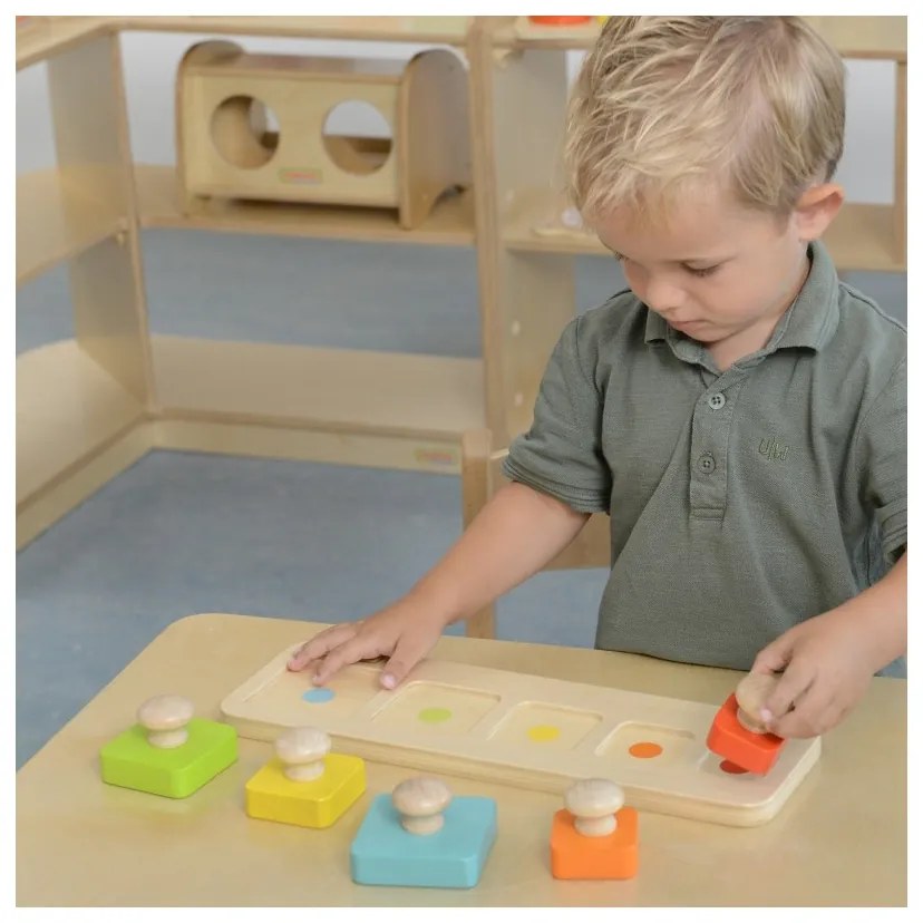 Masterkidz układanka nauka rozmiarów i kolorów montessori