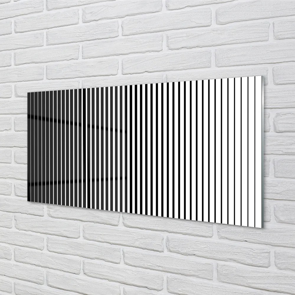 Panel Szklany Gradientowy Wzór Zebry