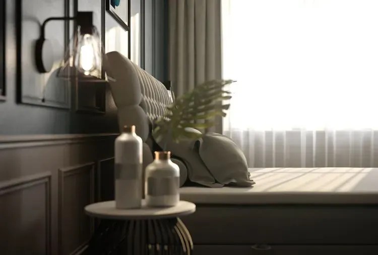 Pojedyncze łóżko boxspring Gomos 80x200 - 32 kolory