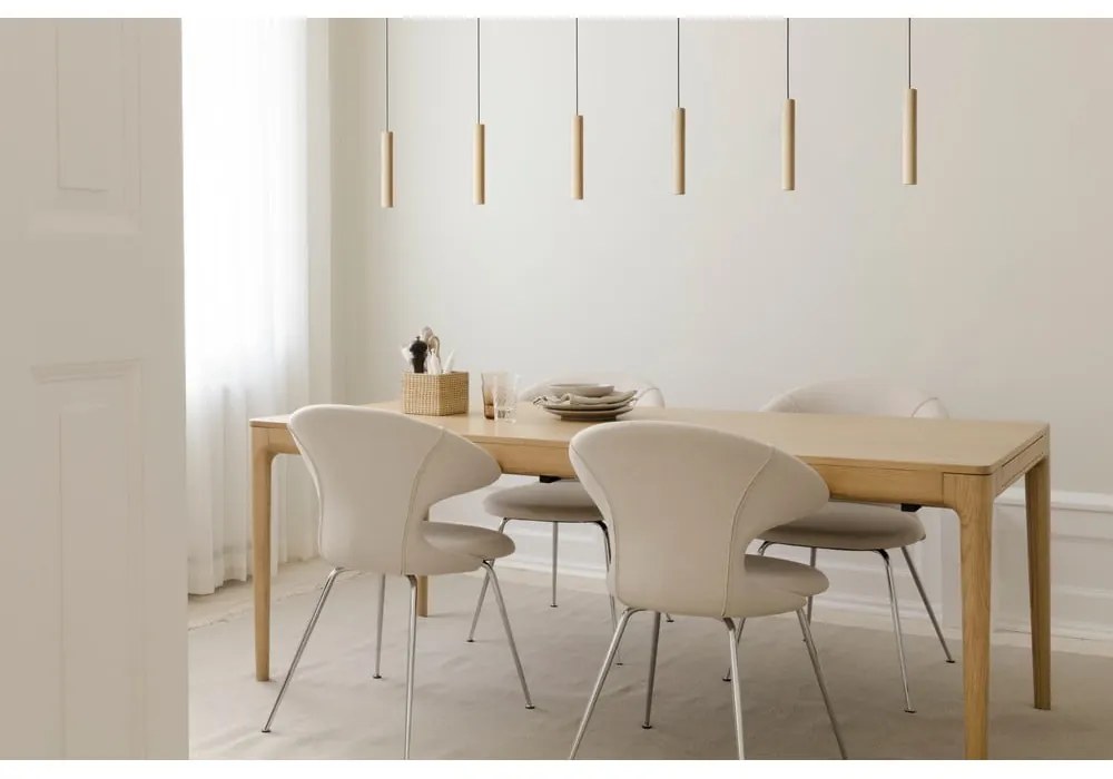 Rozkładany stół z litego drewna dębowego 90x200 cm Heart'n'Soul – UMAGE