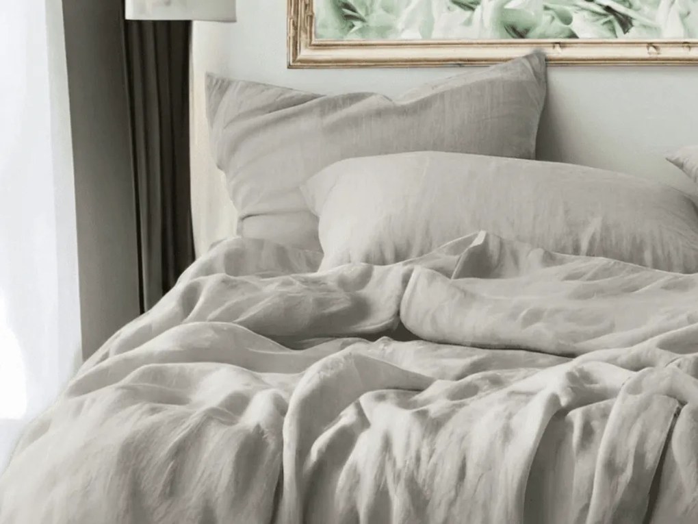 PrzytulneMieszkanie.pl PrzytulneMieszkanie.pl Pościel muślinowa PURELY jasnoszara Rozmiar pościeli: 2 szt 80 x 80 cm | 200 x 200 cm