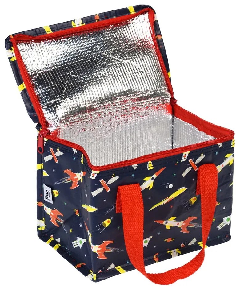 Ciemnoniebieska torba termiczna Space Age Rocket – Rex London