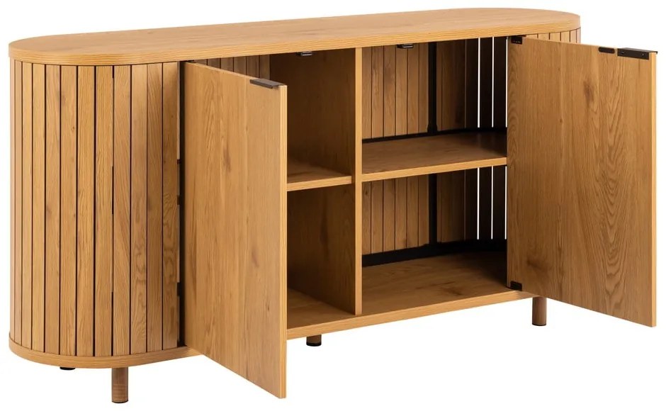 Komoda w dekorze dębu w naturalnym kolorze 160x80x45 cm Colima – Actona
