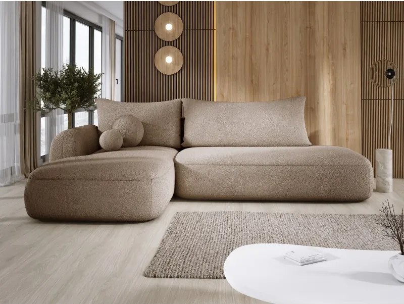 Narożnik BLOOM z funkcją spania układ L Lewy Tkanina NOWORNEVER 37