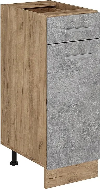 Szafka dolna do kuchni beton 30x46x81.6 r-line
