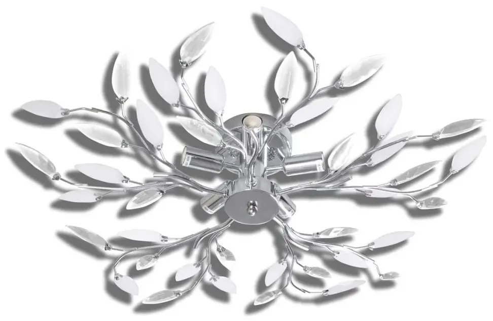 Biała lampa sufitowa w kształcie liści - E996-Tava