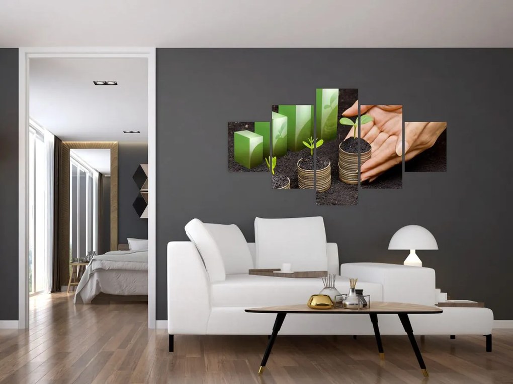 Obraz - Wzrost (125x70 cm)