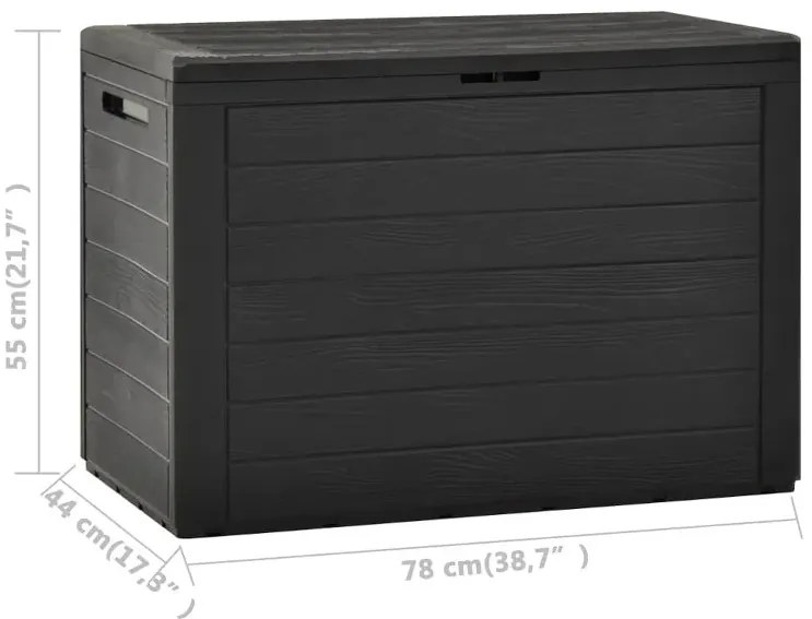 Skrzynia ogrodowa z rączkami N8-M03