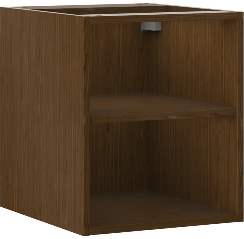 Mexen Box-A szafka otwarta z półką 40 cm, orzech - 91AX2-0400-470-0-86
