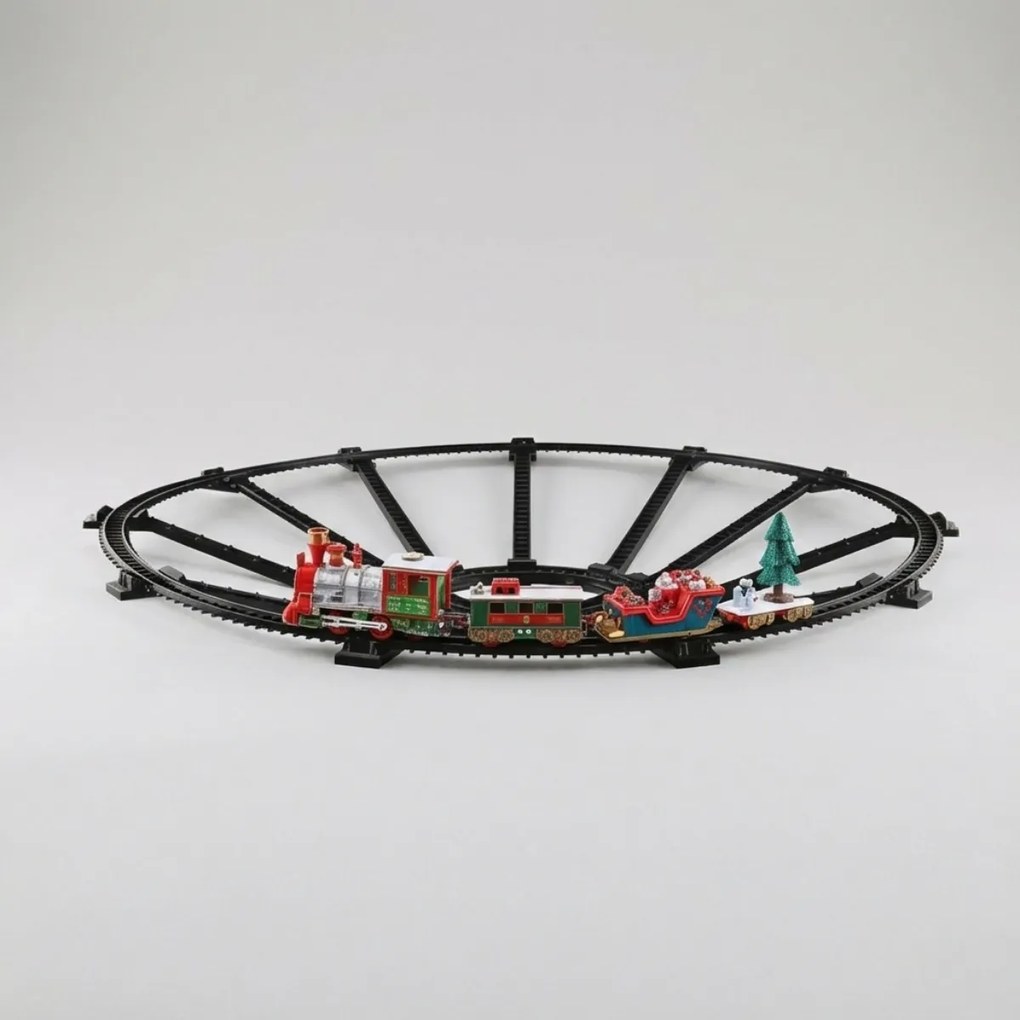 Świąteczny pociąg na choinkę, 23 elementy, Ø 87,5 cm