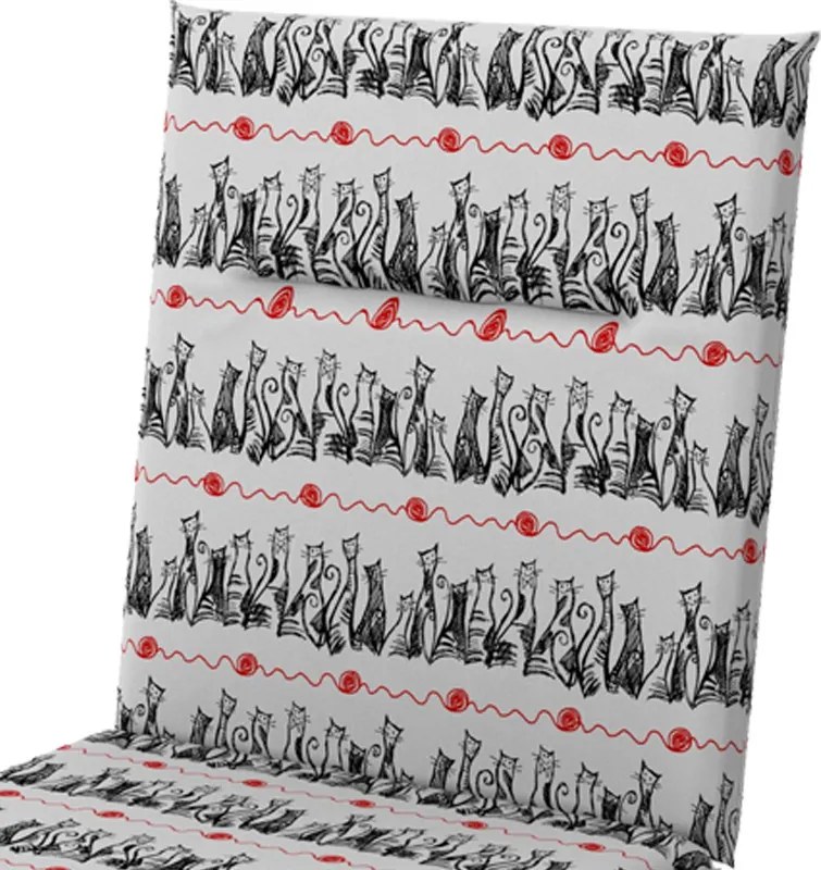 Doppler SPOT 1109 - niska poduszka na krzesło z niskim oparciem