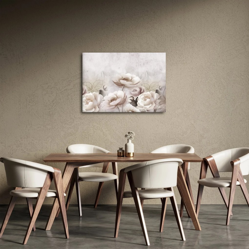 Obraz - Różowe krzewy (70x50 cm)