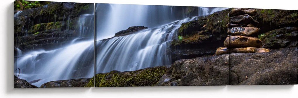 Obraz wodospadu (170x50 cm)