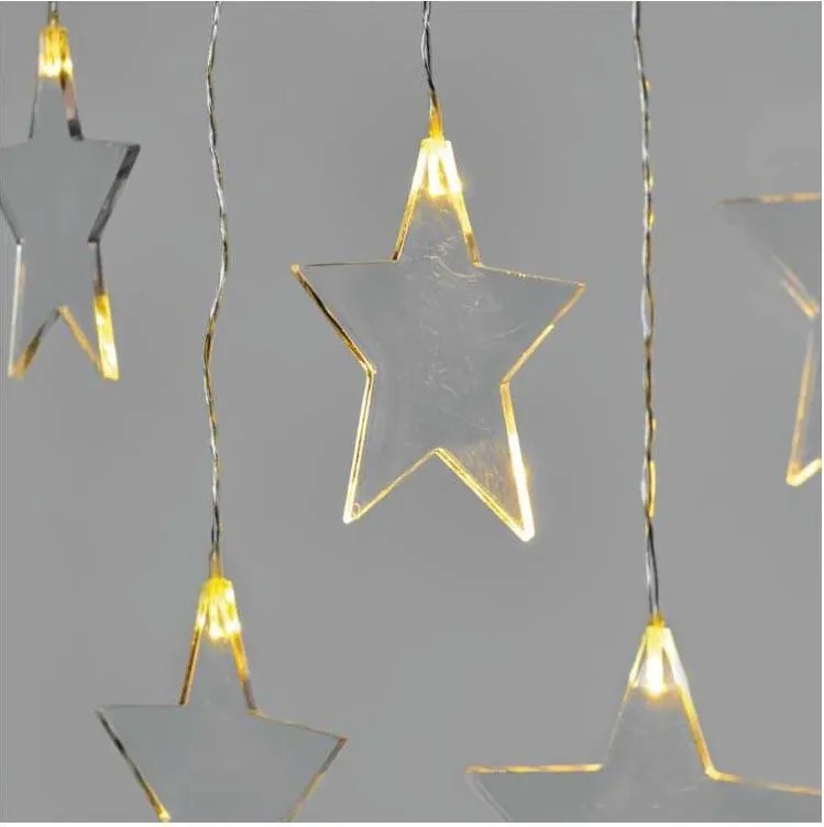Zewnętrzny łańcuch świetlny LED 8xLED/5,84m IP44 gwiazdy