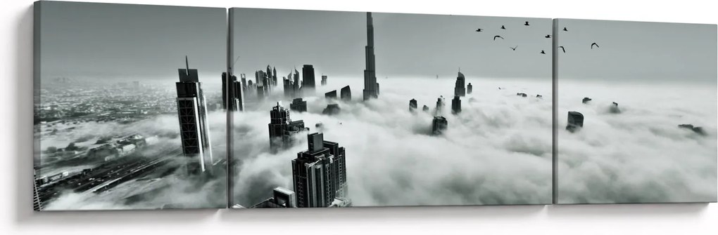 Obraz - Wieżowce w Dubaju (170x50 cm)