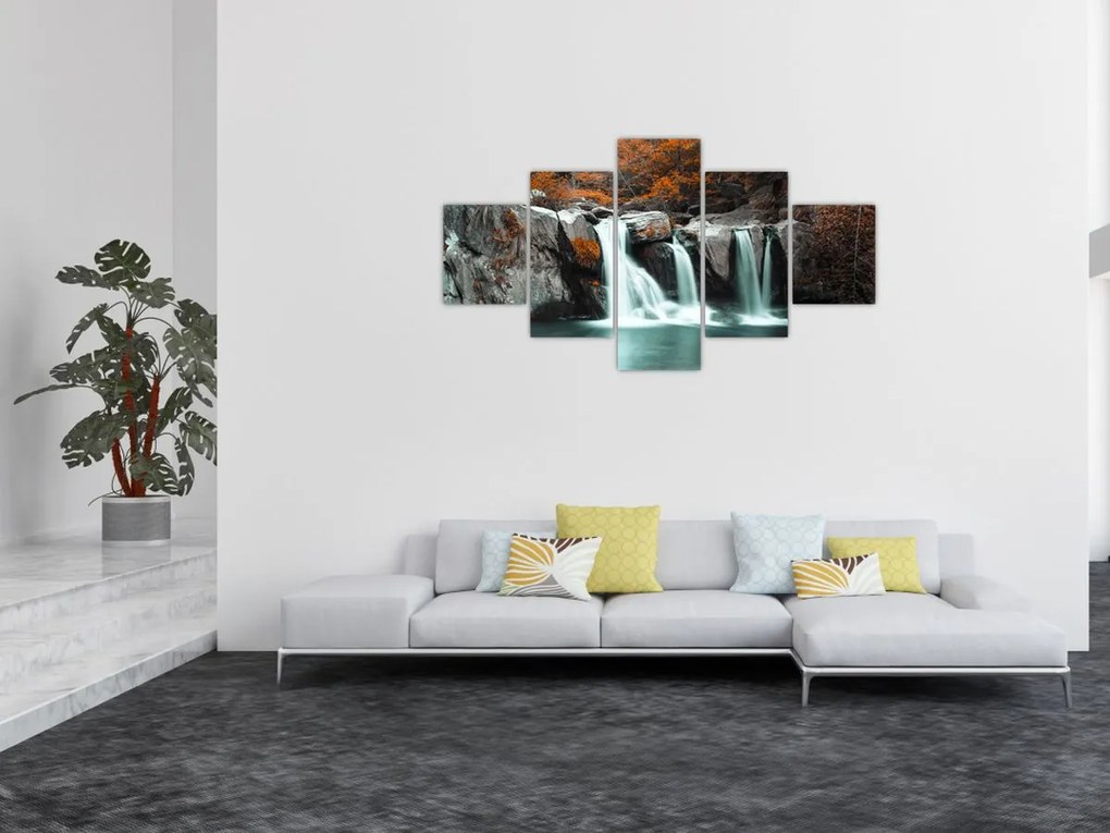 Obraz - Wodospady (125x70 cm)
