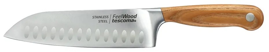 Nóż typu santoku ze stali nierdzewnej Feelwood – Tescoma