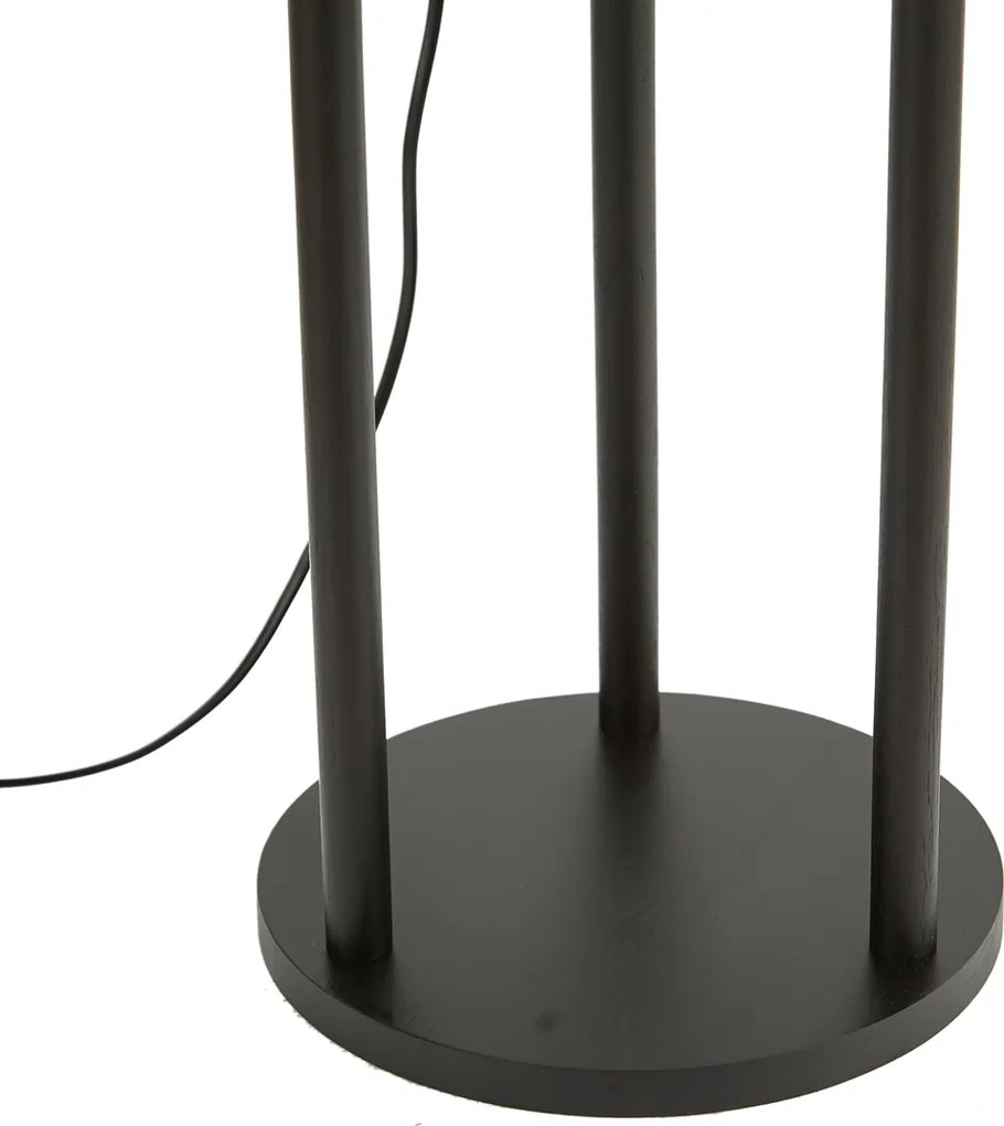 Nowoczesna lampa podłogowa czarna - Stojon