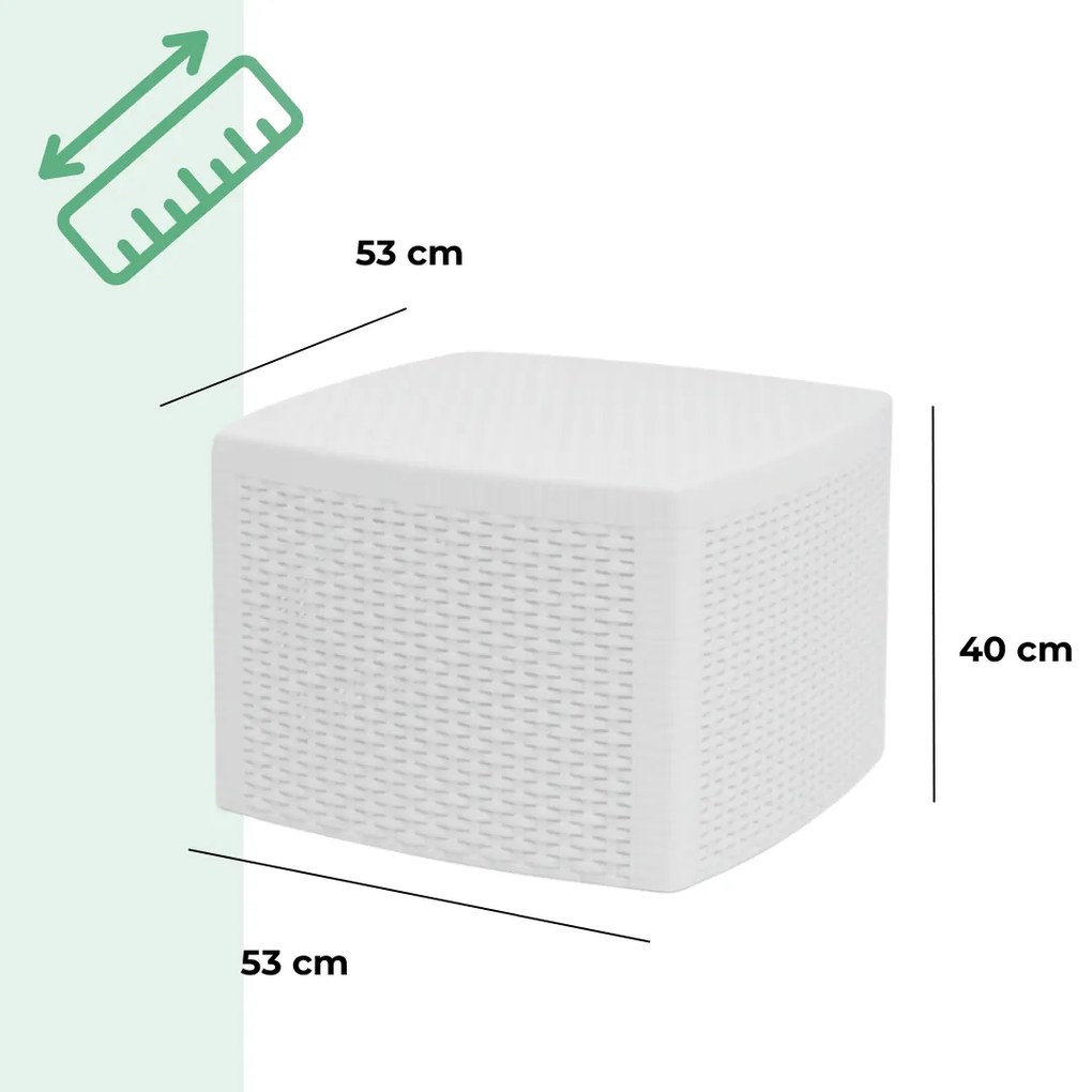 I.P.A.E-Progarden Zestaw ogrodowy TREE, 3-częściowy, biała