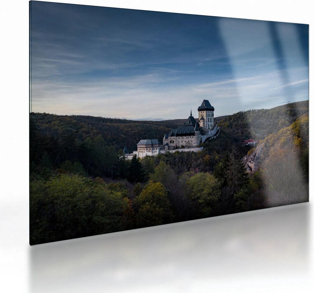 Obraz na szkle - Karlštejn (70x50 cm)