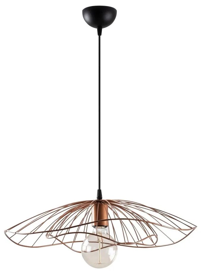 Lampa wisząca w kolorze miedzi ø 50 cm Tel – Opviq lights
