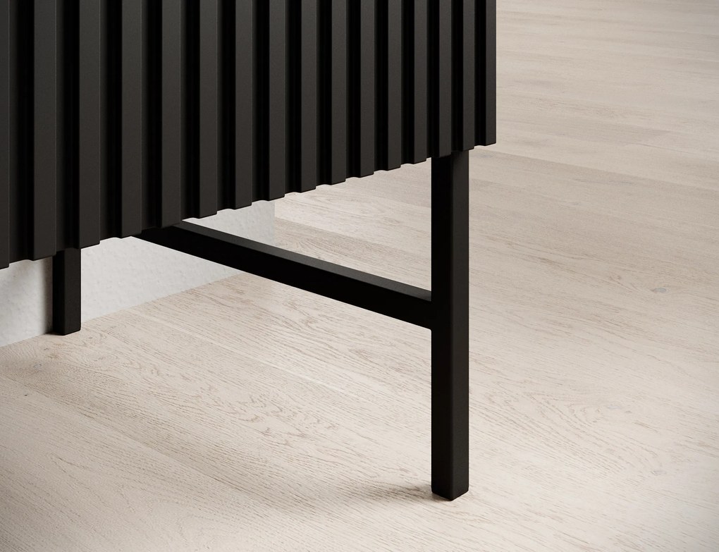 Komoda RAFTT 120x80cm, czarna