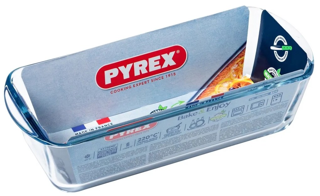 Szklana forma do ciastek Pyrex 1,5 l, 28 x 12 x 8 cm