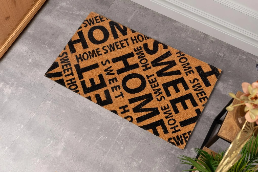 Wycieraczka kokosowa 45x75 cm SweetHome naturalna antypoślizgowa pod drzwi