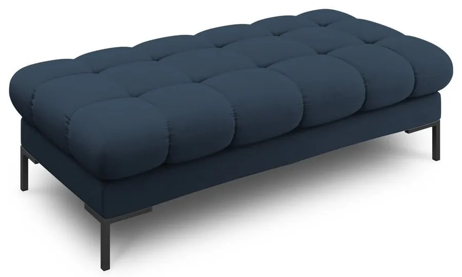 Ciemnoniebieska tapicerowana ławka Bali – Cosmopolitan Design