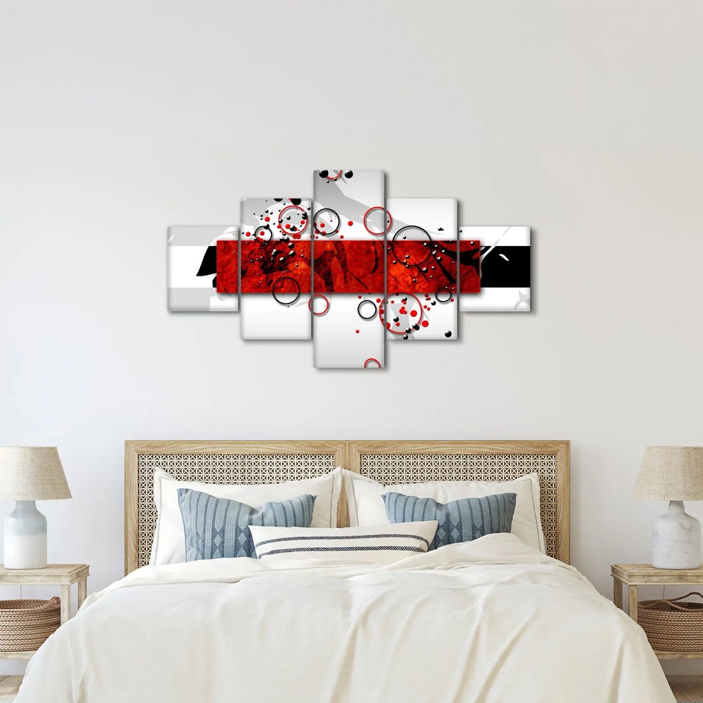 Obraz abstrakcji (125x70 cm)