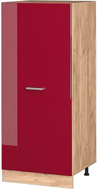 Wysoka szafa czerwony połysk 60x57x143 r-line