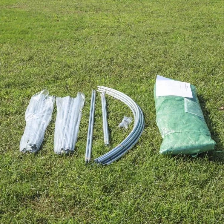 Tunel foliowy ogrodowy 3x6 m z oknami i moskitierą G398